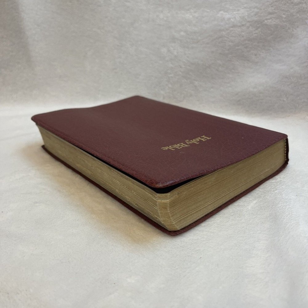 Holy Bible King James Dictionary Concordance Holman Red Letter Version Burgundy - Picture 4 of 12